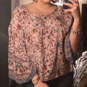 Open back Charming Charlie’s top